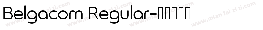 Belgacom Regular字体转换